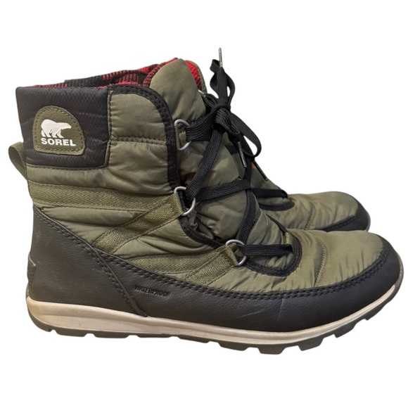 SOREL Whitney Short Lace Waterproof Insulated Winter Boot, Size 11 - Picture 2 of 6